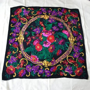 Vtg Adrienne Vittadini  Floral Scarf